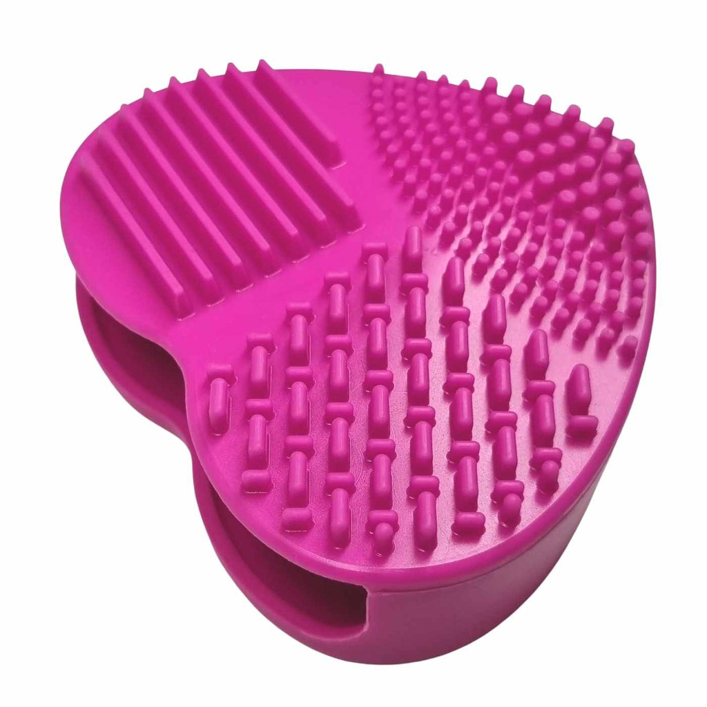MAKE UP BRUSH | PINK HOT Luvyah CLEANSING SILICONE PAD Cosmetics 